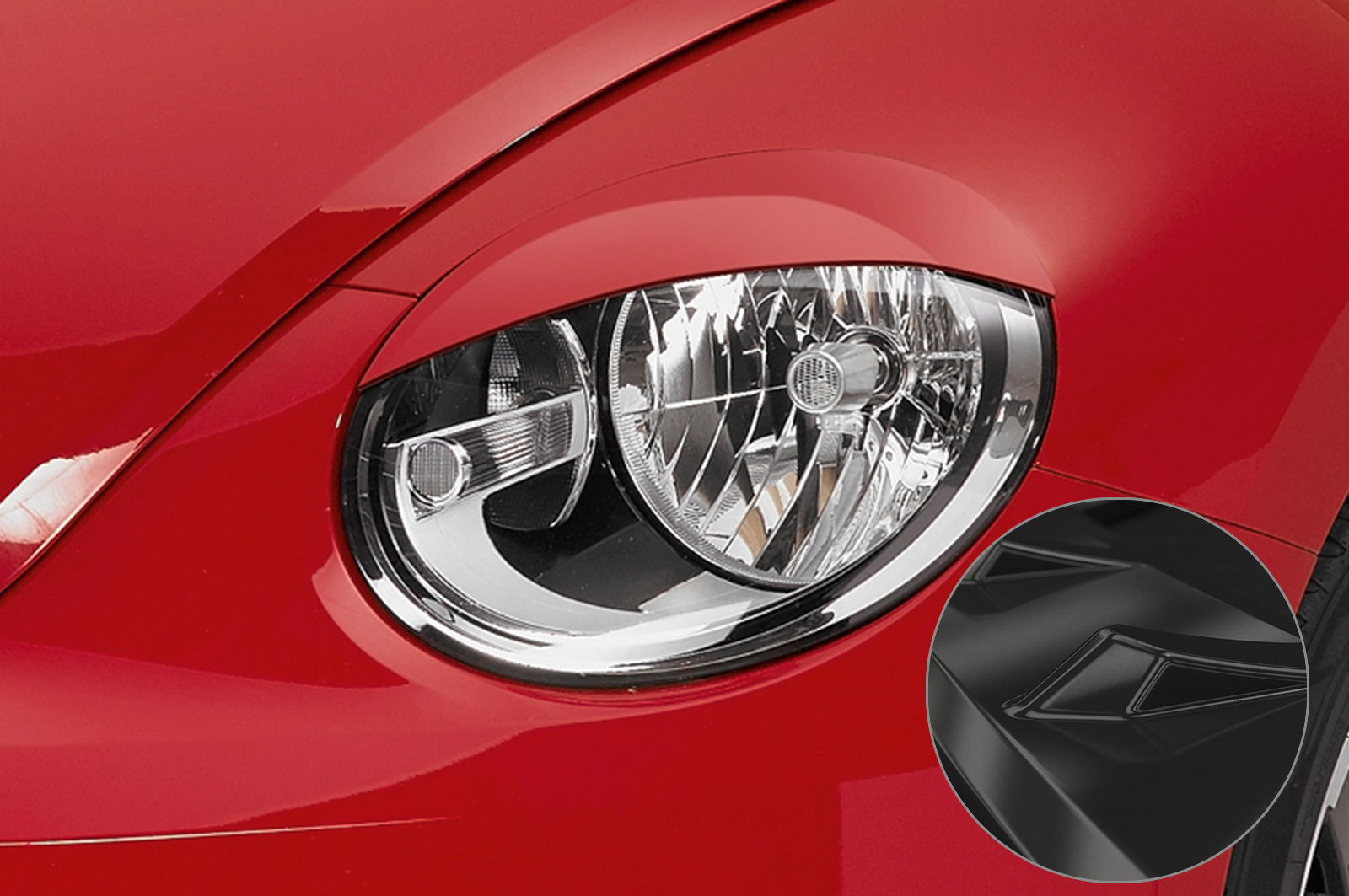 Koplampspoiler VW Beetle (Typ 5C) CSR Glans Zwart