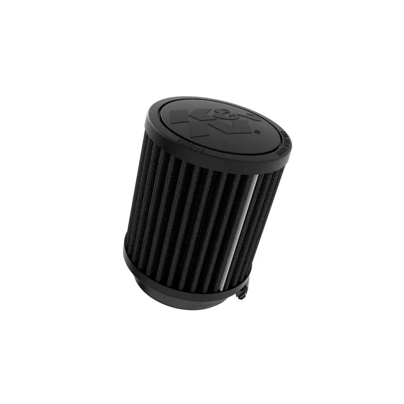 K&N Universeel Dryflow Zwart Luchtfilter Rond 62mm aansluiting, 89mm diameter, 102mm hoogte (RU-3118HBK)