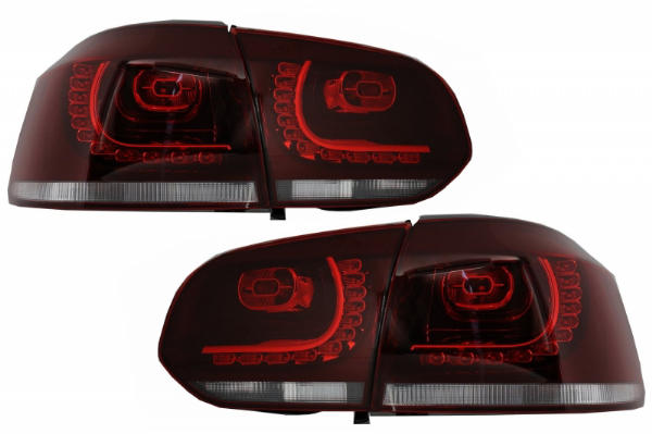 Taillights led VW Golf VI 10/08- R20 Dark Red
