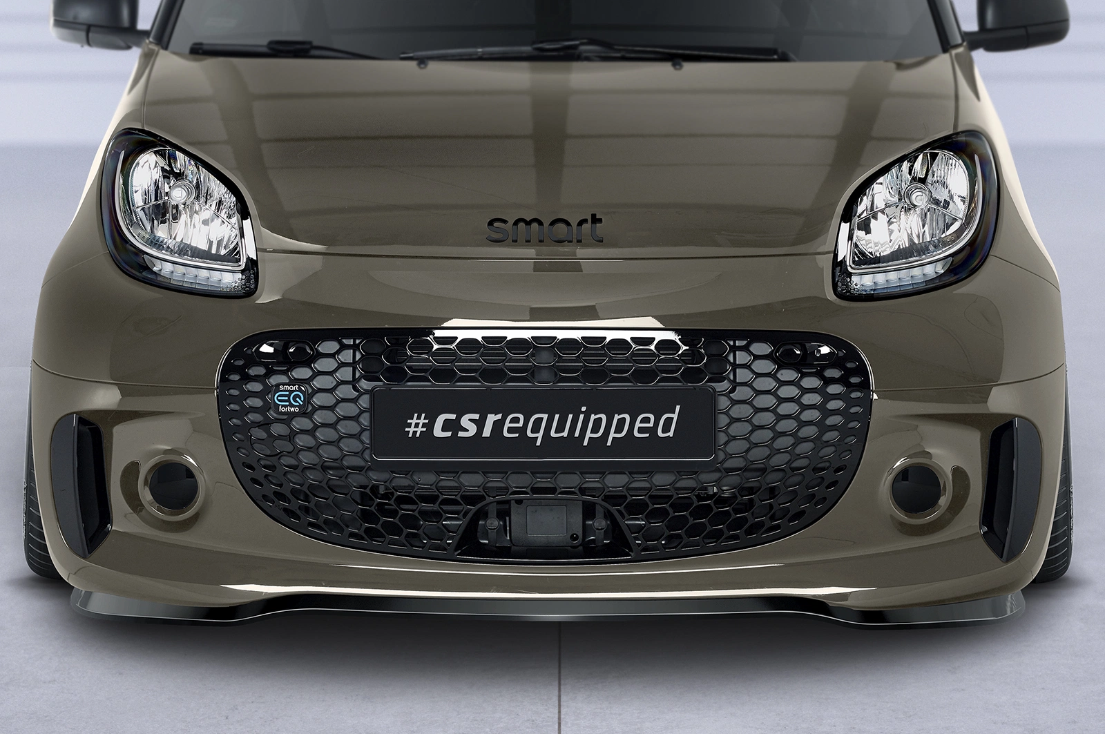 Voorspoiler Smart EQ fortwo (fortwo 453) glans zwart – CSR Automotive