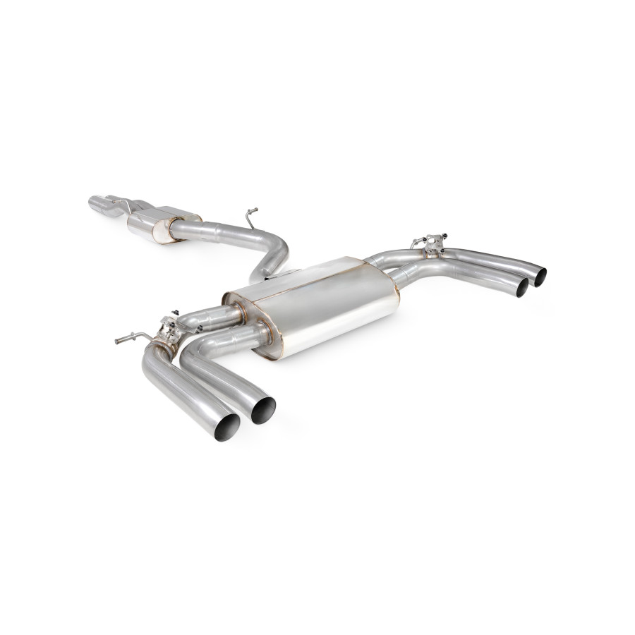 Audi RS3 8Y Saloon / Sedan 21 - Current ROW Non-GPF Model Resonated Cat/GPF-back system with valves