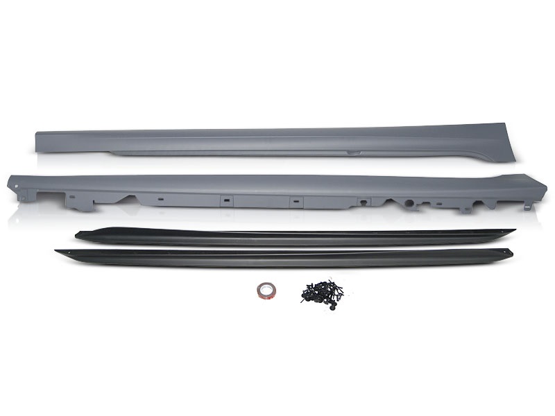 Zijskirts BMW 3 Serie G20 Performance Look Mat Zwart