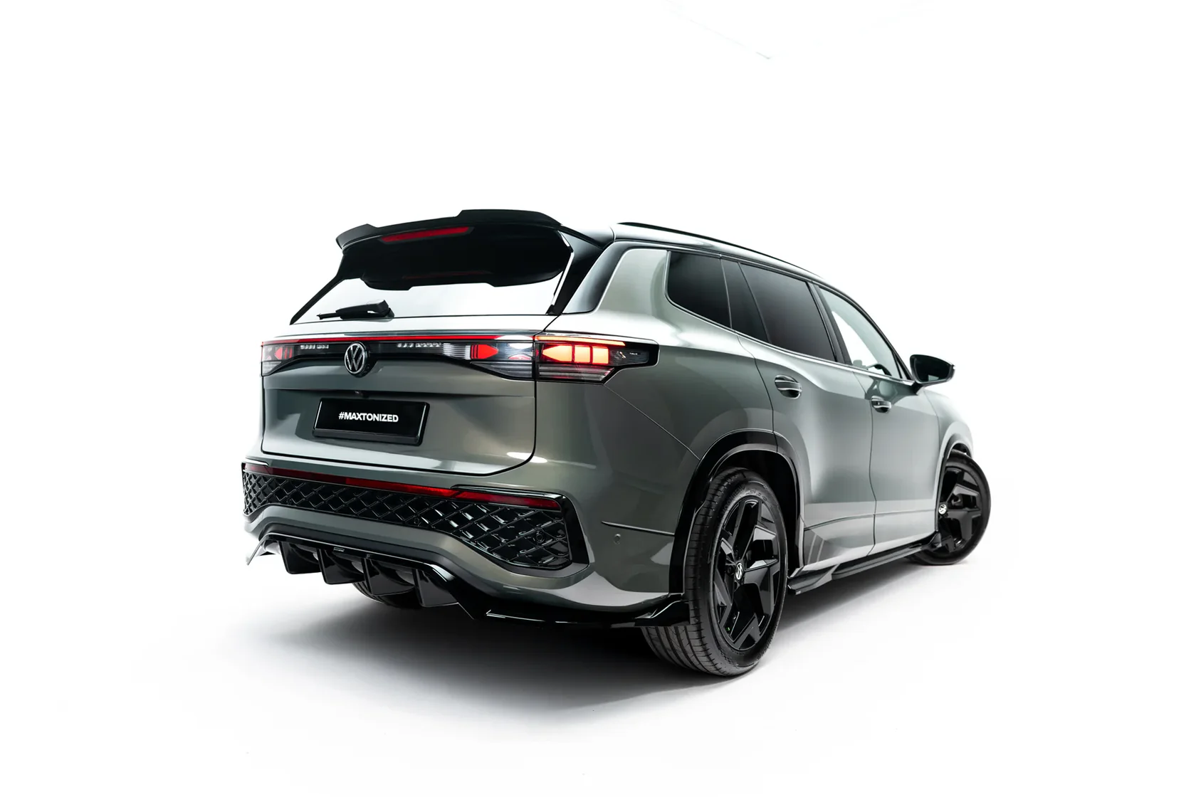 Achterdiffuser Volkswagen Tayron R-Line Mk1 Glans Zwart