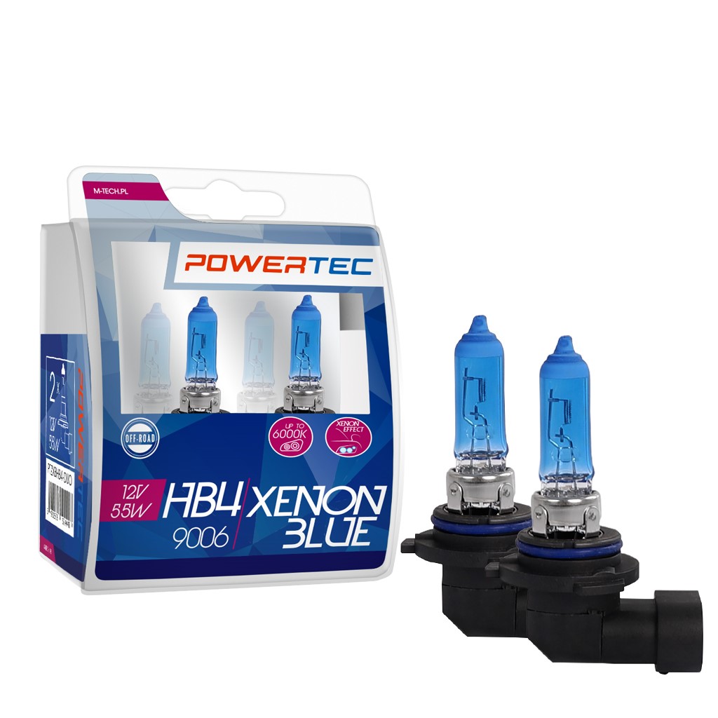 Mtech Powertec XenonBlue HB4 lampen 12V DUO