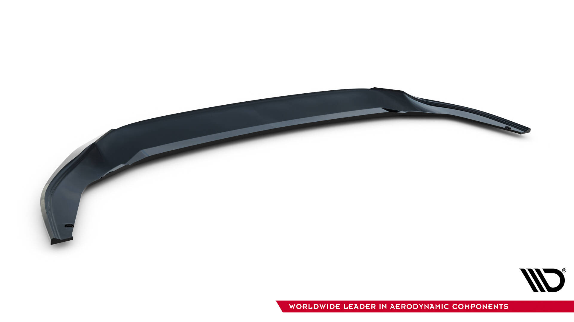 Voorspoiler V.4 Volkswagen Golf GTI Clubsport MK8 Facelift Maxton Glanzend zwart