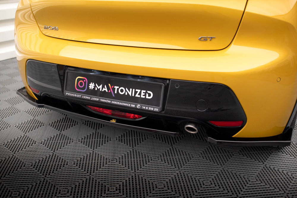 Diffuser Peugeot 208 GT Maxton Glans Zwart