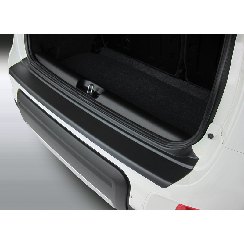 ABS Achterbumper beschermlijst  Fiat Panda 4x4/Trekking 3/2012- Zwart