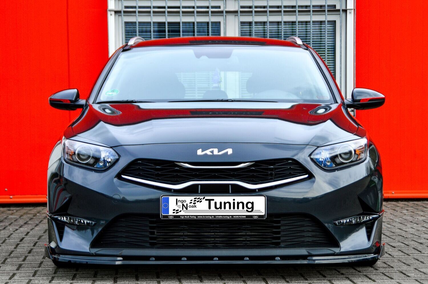 Voorspoilerlip met vleugels Kia Ceed CD 2021-