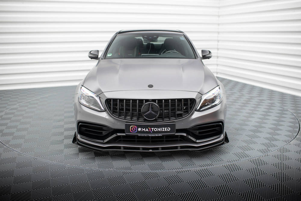 Voorspoiler met Canards Street Pro Mercedes AMG C63 Sedan / Estate FL Maxton