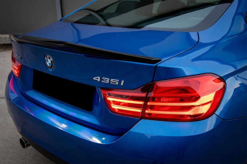 Achterspoiler Cap BMW F32 M4 look CSL mat zwart