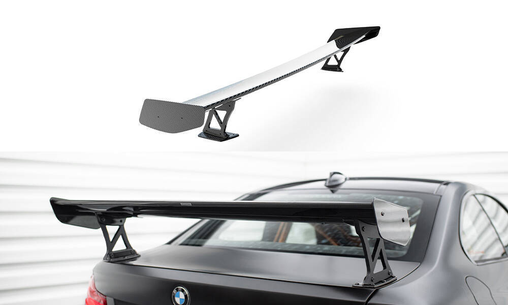 Carbon Spoiler Met Externe Brackets Uprights BMW M2 F87
