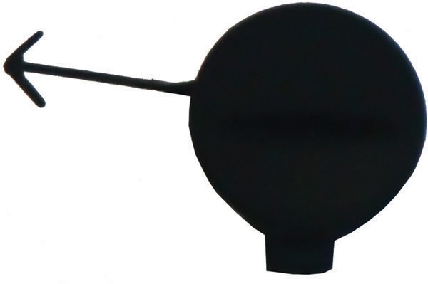 Afsleepoog Afdek kap PICANTO 04-08 ZWART/SPUITBAAR