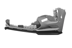 Voorspoiler Hyundai Santa Fe (Type TM) – CSR Automotive Bekerspoilerlip Glanzend Zwart