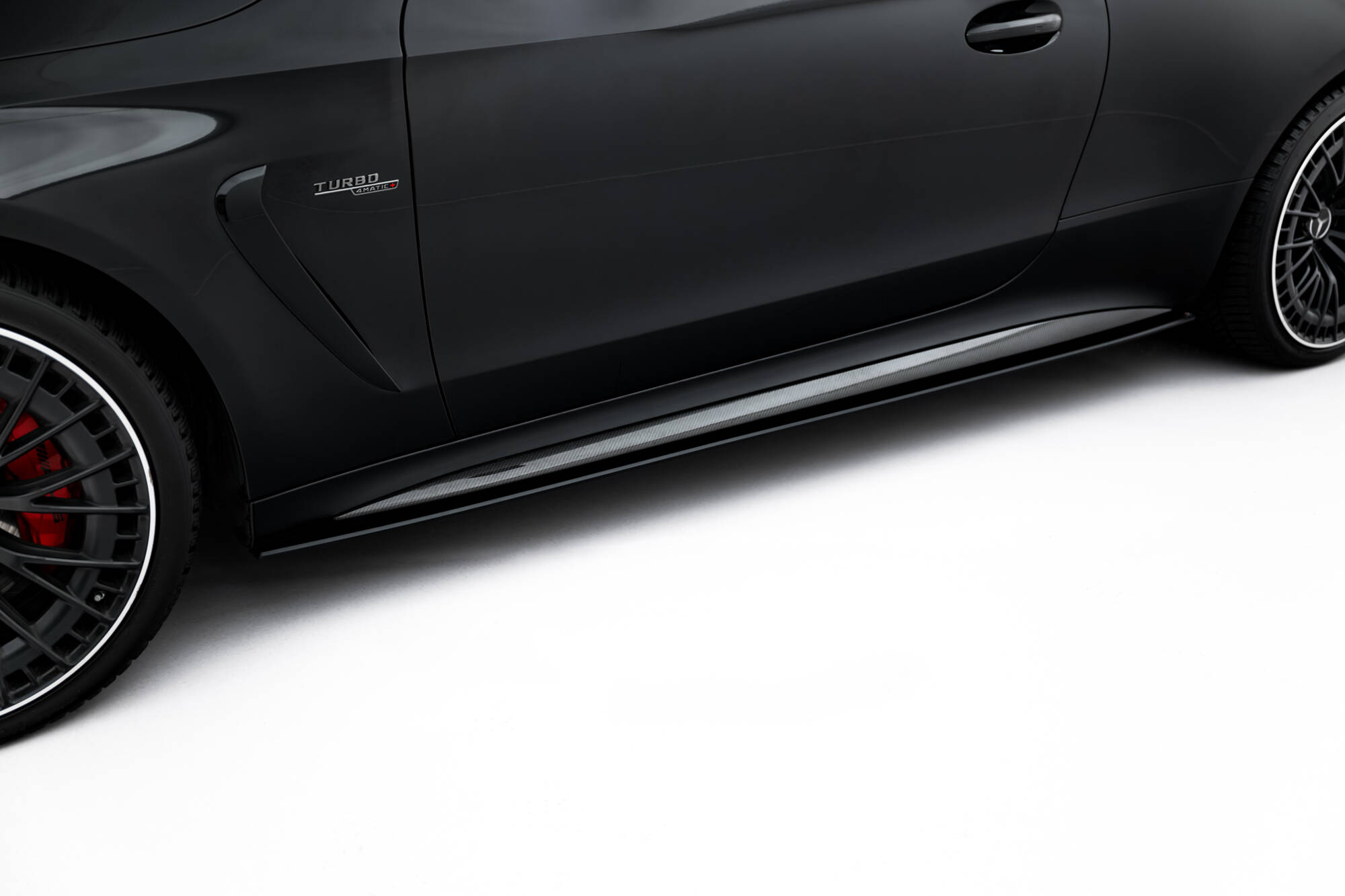 Street Pro Zijskirts Mercedes-AMG CLE 53 C236 Maxton Glanzend zwart