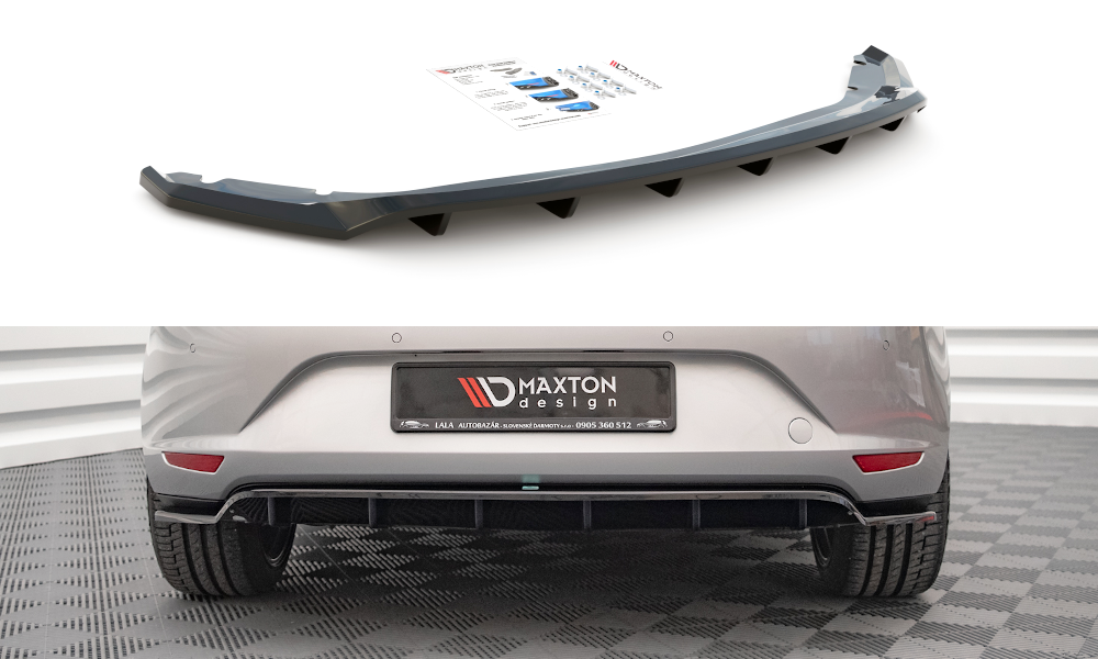 Splitter achter Seat Leon Hatch Mk3 Maxton