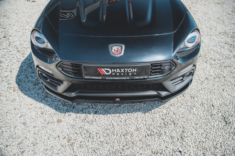 Voorspoiler Fiat 124 Spider Abarth Glanzend Zwart