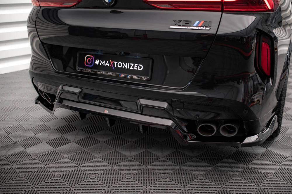 Diffuser BMW X6 M F96 Maxton Glans Zwart