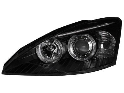 Faros Ford Focus Angel Eyes 98-01 negro