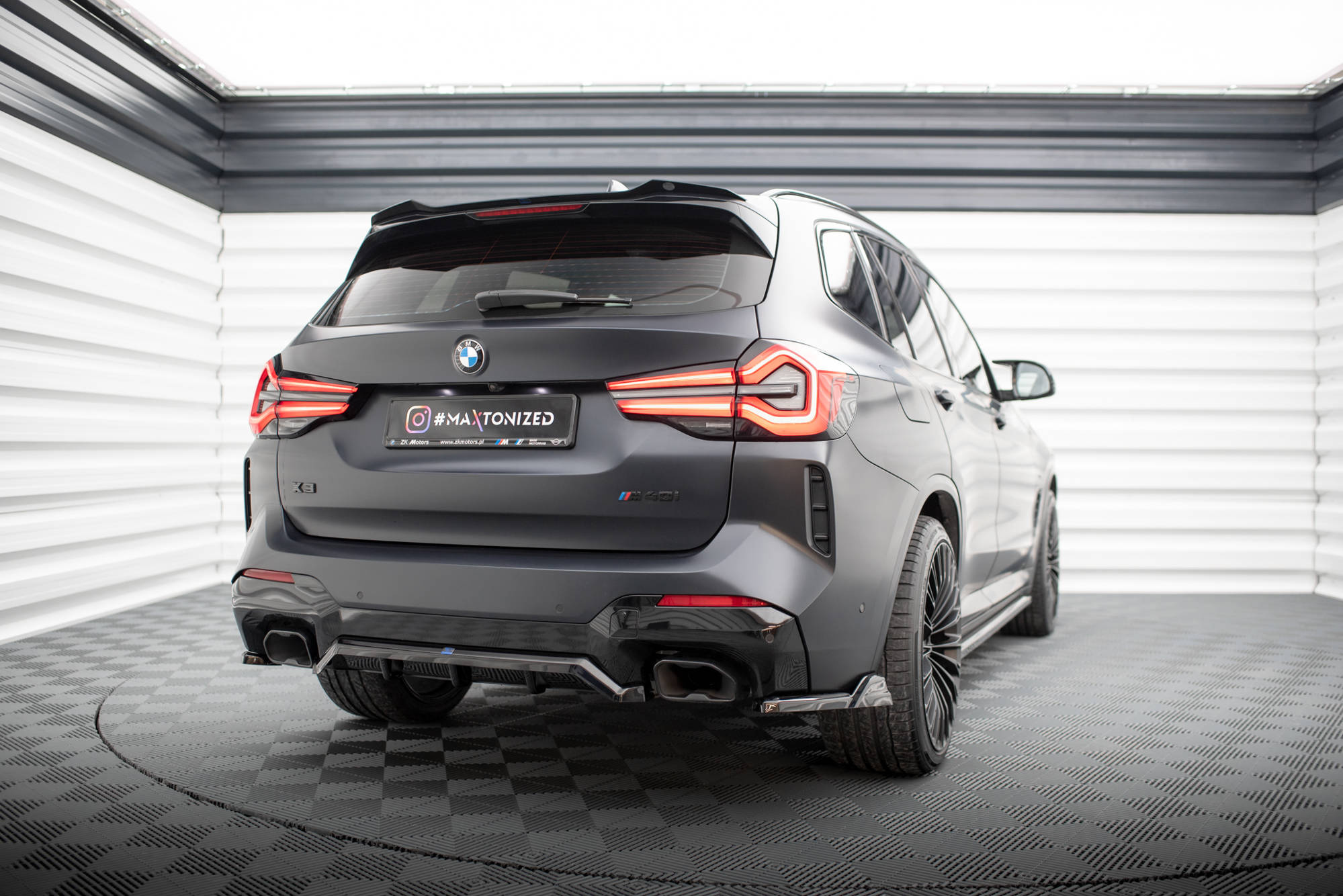 Bodykit BMW X3 G01 LCI M-pakket 2021-2024 Maxton Glanzend zwart