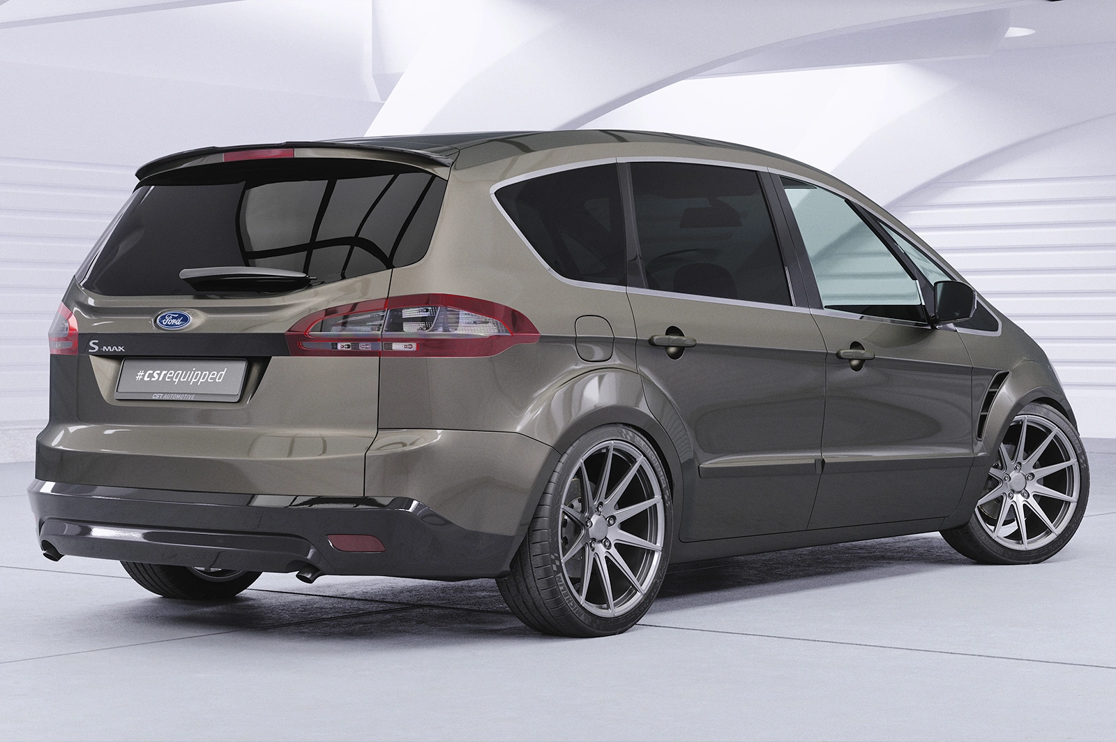 Achterspoiler Ford S-Max 1. Gen (2006–2014) Glans Zwart – CSR Automotive