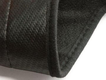 Steenslag/Auto Bra Carbon Mini Cooper Crossman 12-, zwart skai l