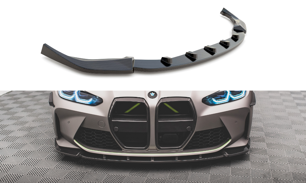 Voorspoiler V.1 BMW M4 G82 / M3 G80 / G81 Maxton Carbon