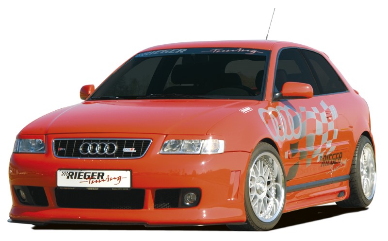 Zijskirts Audi A3 8L 3-5 Deurs Rieger met uitsned