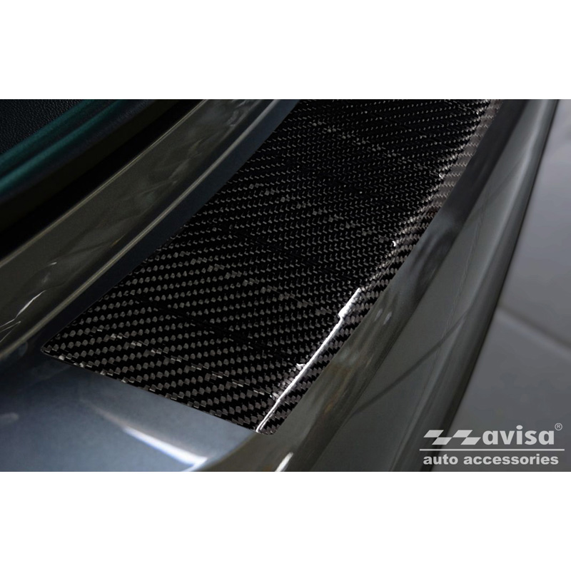Echt 3D Carbon Achterbumperprotector  Opel Insignia Sports Tourer 2017- & FL 2020- 'Ribs'