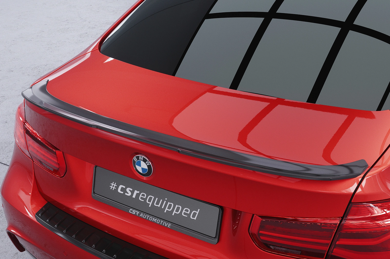 Achterspoiler voor BMW 3er F30 Glans Zwart (10/2011–2019) – CSR Automotive