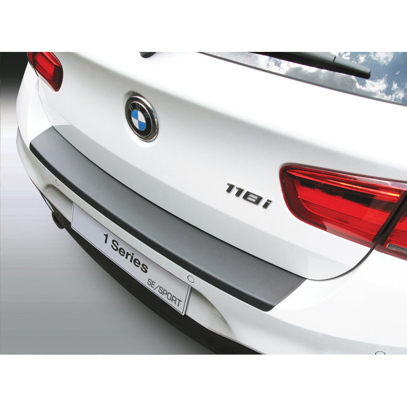 ABS Achterbumper beschermlijst  BMW 1-Serie F20/F21 3/5 deurs SE/Sport 2015-2019 Zwart