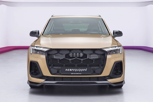 Voorspoiler Bekerspoilerlip Audi Q7 S-Line / SQ7 4M - Glans Zwart
