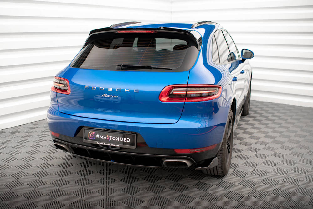 Diffuser Porsche Macan Mk1 Maxton Glans Zwart