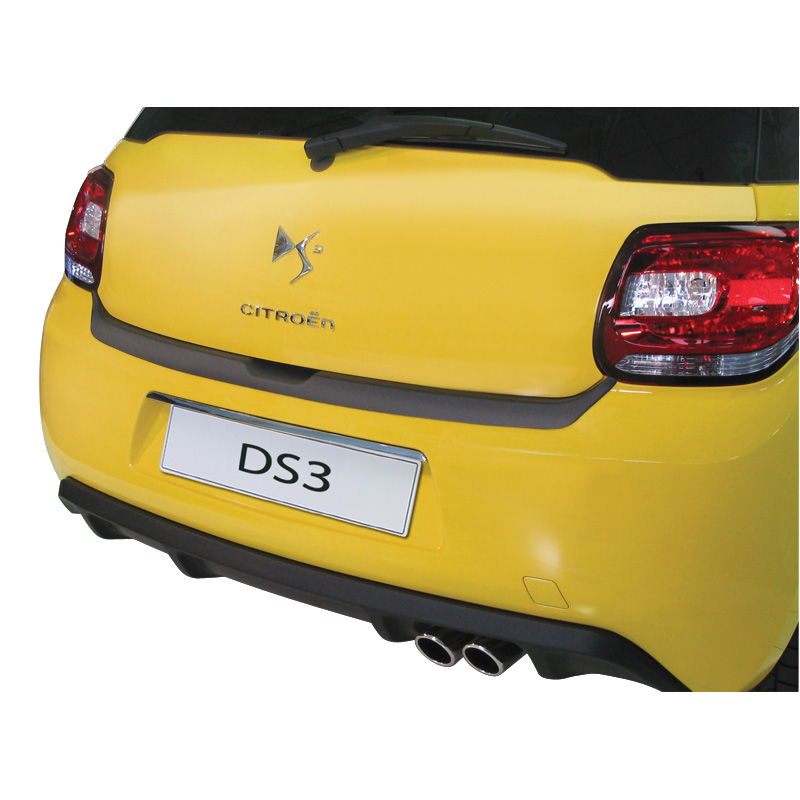 ABS Achterbumper beschermlijst  Citroën DS3 2010-2019 Zwart