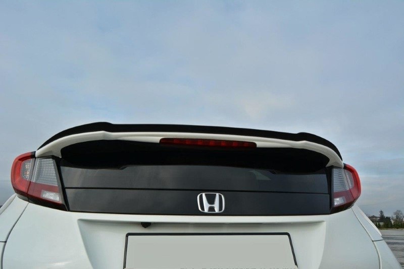 Spoilerkap Honda Civic Mk9 Facelift Glanzend Zwart Maxton