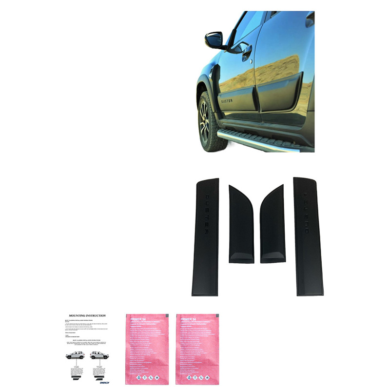 Deurpanelen  Dacia Duster II 2018-2024 - Matzwart