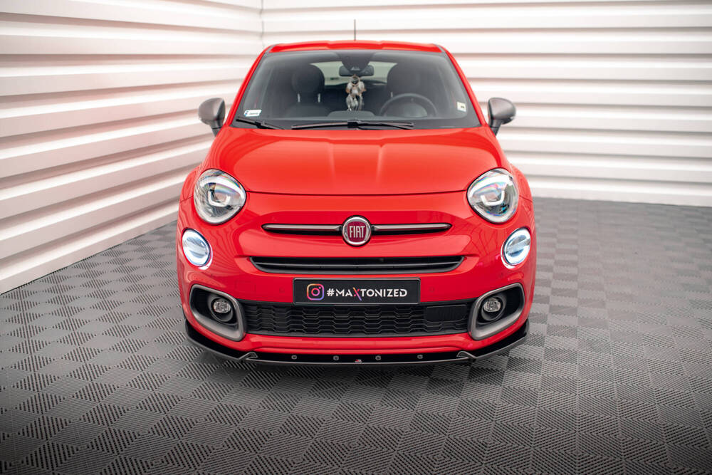 Voorspoiler Fiat 500X Sport FL Maxton Glans Zwart
