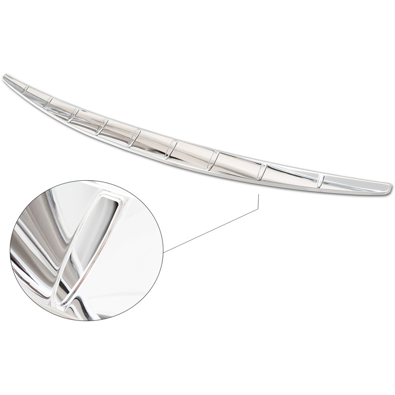 Chroom RVS Achterbumperprotector  Mercedes S-Klasse (W223) 2020- 'Ribs'