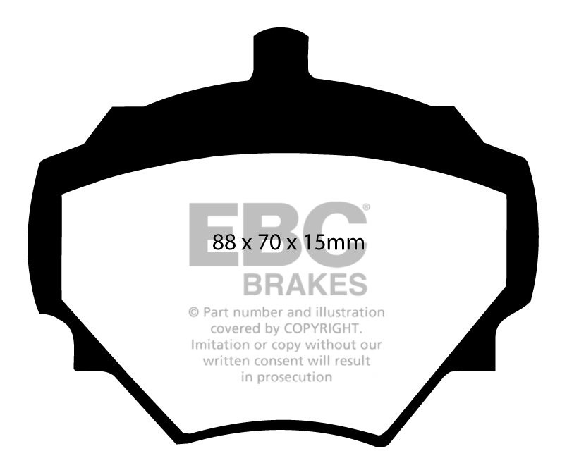EBC Brakes LAND ROVER Discovery 2.0 93-98 Remblokken achterzijde