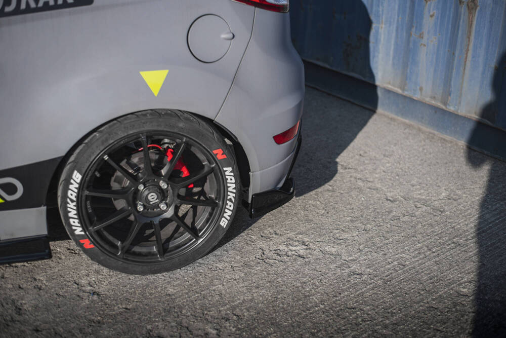 Achterzij Spoilers Ford Fiesta ST / ST-Line Mk7 Glanzend Zwart V.2