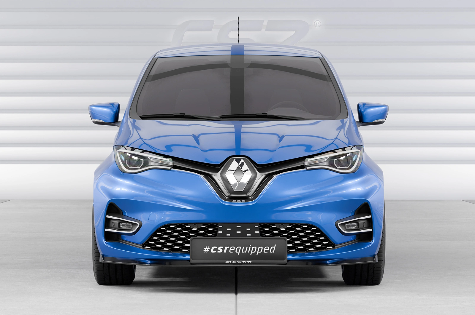 Voorspoiler Renault Zoe (Facelift) glans zwart – CSR Automotive
