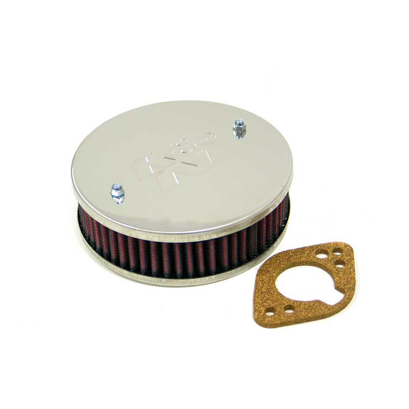 K&N carburateur luchtfilter rond  Stromberg 150, diameter 150 mm, Montagehoogte 45mm (56-9312)