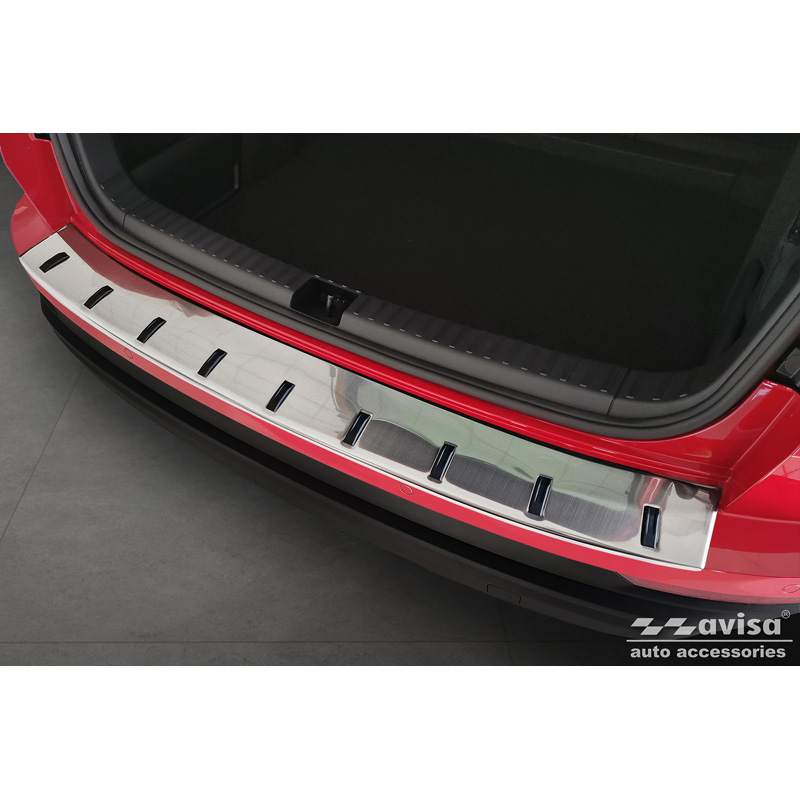 RVS Achterbumperprotector  Skoda Karoq (NU7) Facelift incl. Sportline 2022- 'STRONG EDITION'