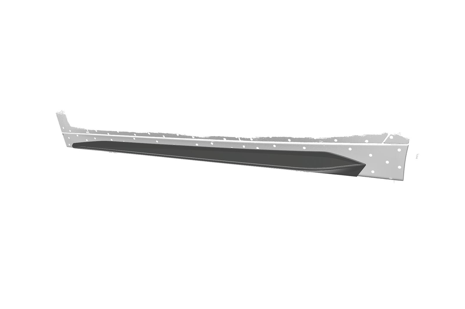 Zijskirts BMW 3 Serie F30 / F31 CSR Glans Zwart