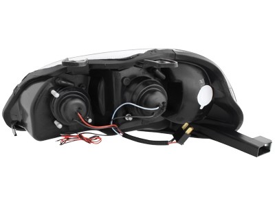 Faros Honda Civic 96-98 Angel Eyes cromo