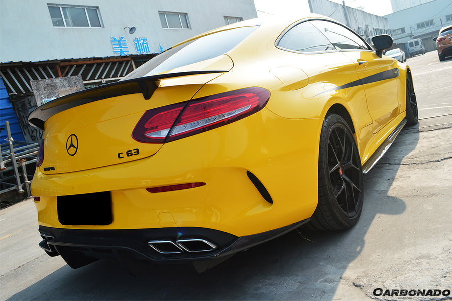 Mercedes Benz W205 C63/S AMG Coupe PS Style Diffuser 2015-2018