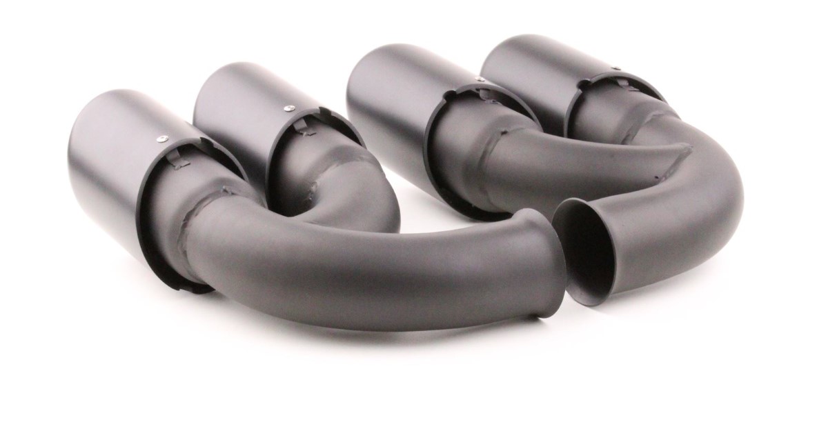 Exhaust tips Porsche Cayenne 958 92A Facelift GTS Look 14-17