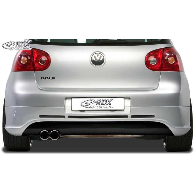 Achterskirt  Volkswagen Golf V GTI/R Hatchback 3/5-deurs 2003-2008 (uitlaat links) excl. Variant/Plus (ABS)