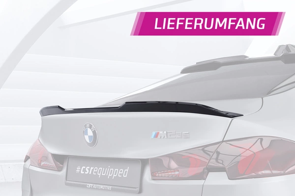 Achterspoiler ABE BMW 2 Serie F74 M Sport Package Pro / M235 Glans Zwart