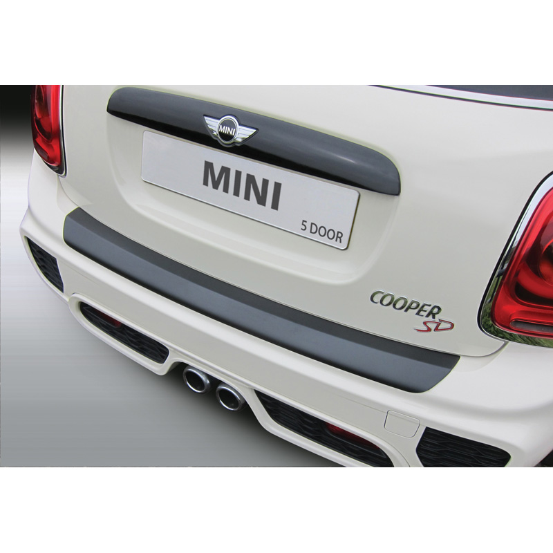 ABS Achterbumper beschermlijst  Mini F55 5 deurs One/Cooper/D/S 10/2014-02/2021 Zwart