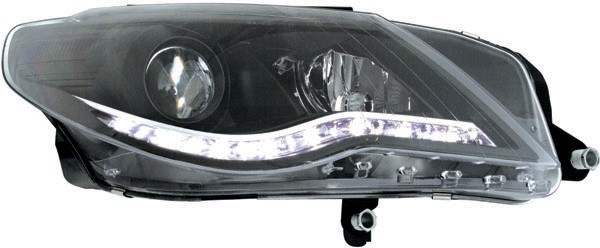 Headlight CC 08-12 clear/black